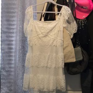 Free people lace minidress size M
